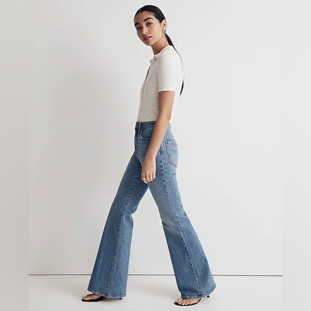 Madewell The Tall Perfect Vintage Flare Jean in Tarlow Wash, Size 26T